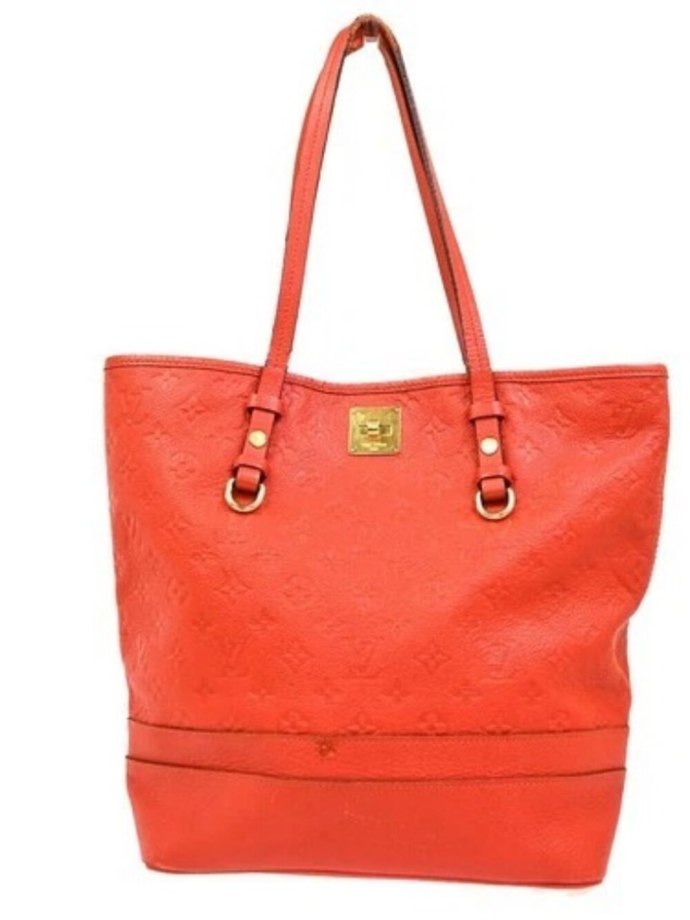 LOUIS VUITTON Citadin PM Shoulder Bag Monogram Empreinte Red M40556 82KP499